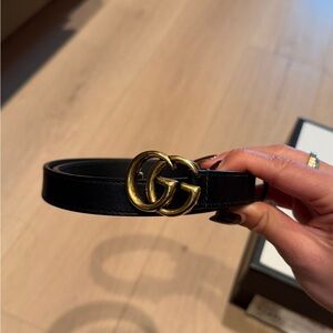Gucci GG Marmont thin belt - like new